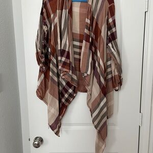 Plaid Women's Cardigan